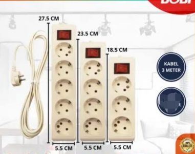 COLOKAN LISTRIK/TERMINAL 3 METER (STOP KONTAK) 