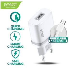 CHARGER FULL SET ROBOT MICRO RT-K7S TRAVEL ADAPTER