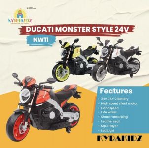 NW 11  24V Ducati Monster  Ban Karet Merah
