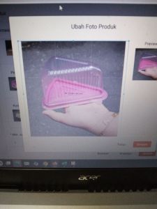 Try cake / mika segitiga (PINK)