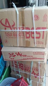 tusuk gigi ATOZ sachet 6,5cm 200pc (1dus/300sachet)