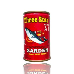 Three Star Sarden Saus Tomat 80gr