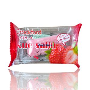 Crockford Kue Salju Rasa Stroberi 35gr
