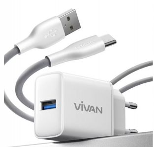 CHARGER FULL SET VIVAN TYPE-C C18C