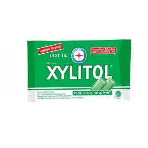 Lotte Xylitol Rasa Jeruk Nipis Mint 1,45gr