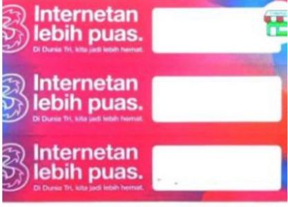 VOUCHER TRI 4GB 14 HARI