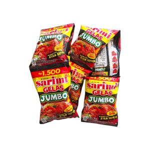 Sarimi Gelas Jumbo ayam geprek 
