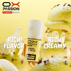 OX Passion Banana Ice Cream Salt 30ml 30mg
