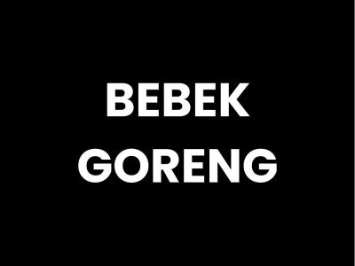 BEBEK GORENG