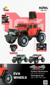 Mobil Aki Jeep Hummer CNW 103 4WD Ban Karet 
