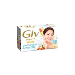 Giv White Skincare soap goats milk & almond oil 