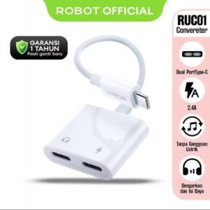 ADAPTER ROBOT TYPE C TO C + TYPE C ADAPTER RUC01