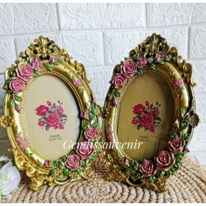 Frame Foto VINTAGE MAHKOTA CLASSICAL 10,5x15,5cm - Bingkai foto klasik - pigora standing - Homedecor