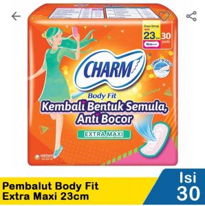 Charm body fit Extra Maxi Non Wing 23cm 30 pads
