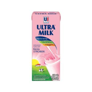 Ultra Milk Rasa Stroberi 200ml