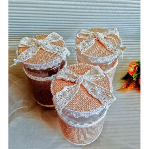 (ISI 3 ) TOPLES KAIN GONI 1000ML- TOPLES HIAS RISTIC - TOPLES LEBARAN - TOPLES IDUL FITRI - KERAJINAN PRODUK UMKM