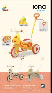 Sepeda Roda Tiga Anak Tricycle Bebek  Iora C TM 16 Ban Eva 