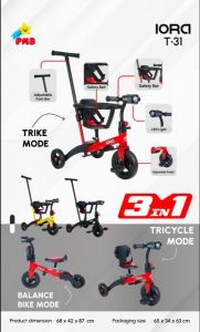 Sepeda Dorong dengan Pengaman Tricycle Iora T 31