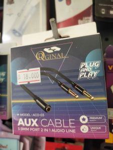 AUDIO MIC CABLE SPLITER ACO-03