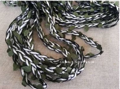 (90cm) daun kepang tali rrt kepang 2 variasi daun 