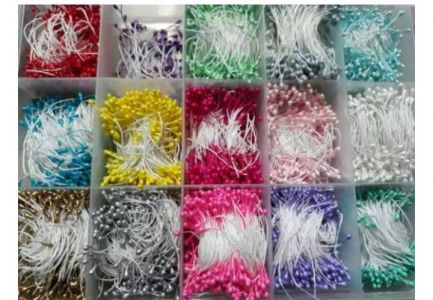 (isi kurleb 70pcs)putik sari bunga biasa per ikat
