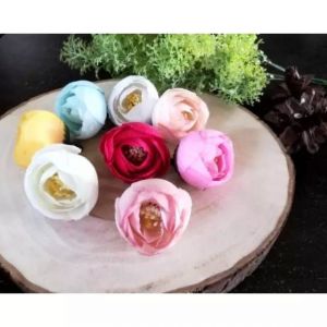 (perbiji) kepala bunga peony 3,5cm tanpa tangkai 