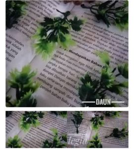 5pcs daun legia artificial 