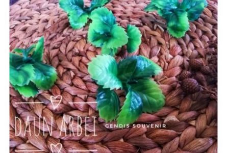 5PCS DAUN ARBEI ARTIFICIAL
