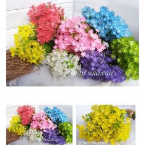 Babybreath daun 5 cabang artificial (CY0476) 