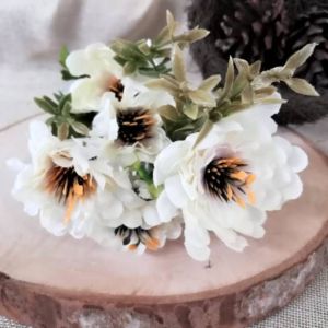 Buket bunga fresh peony mawar tumpuk cantik artificial 