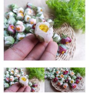 Kepala bunga peony daun kelereng mini
