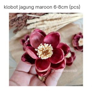 klobot jagung maroon 6-8cm