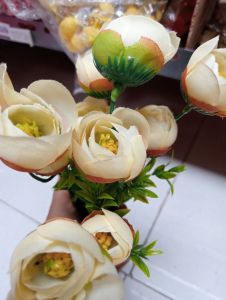 M04 BUNGA PEONY TELUR 10 KUNTUM 