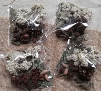Paket Hiasan bunga kering rustic (Seperti Gambar)