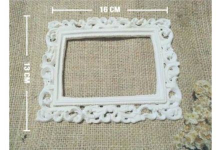 Resin square (kotak ukir) besar 13x16 cm hiasan mahar 