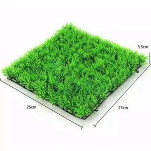Rumput kotak 25x25cm jarum rumput jepang sintetis