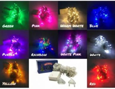 Lampu hias warna warni 
