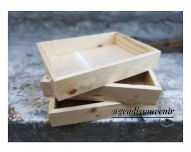 Baki hantaran kayu 20x30cm