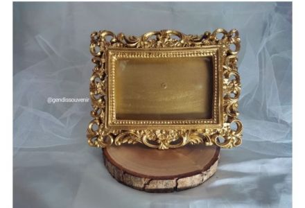 Frame foto ukir persegi panjang bahan resin fiber