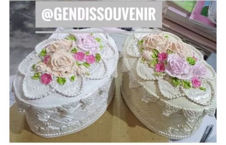 (po minim order 200biji) souvenir kotak perhiasan fiber 