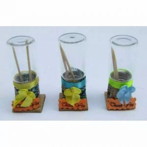 Botol tempat tusuk gigi mini unik