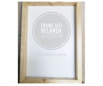 Frame pigura kayu jati Belanda 20X30 CM