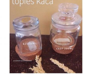 (SJ100) 100ml /Ce07 200ml toples kaca selai 