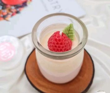 100ml jar puding kaca tanpa tutup 