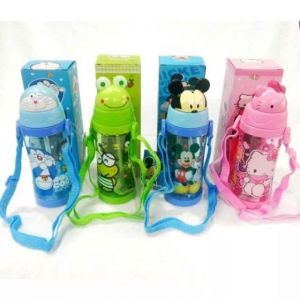 Botol minum anak 450ml sedotan BPA FREE