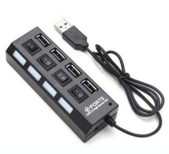 PORT USB 4 LUBANG BESERTA TOMBOL