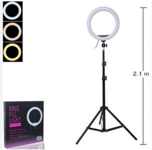 RINGLIGHT 26 CM + TRIPOD 2 METER