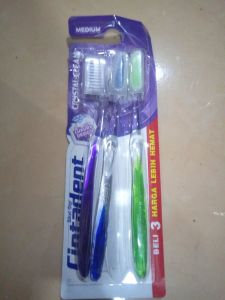 Ciptadent Sikat Gigi Crystal Clean isi 3
