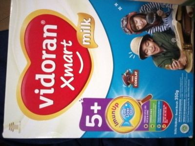 Vidoran Xmart 5+ Madu/Vanilla/Cokelat 350gr
