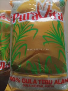 Puravita Gula Tebu Kristal Putih 1kg